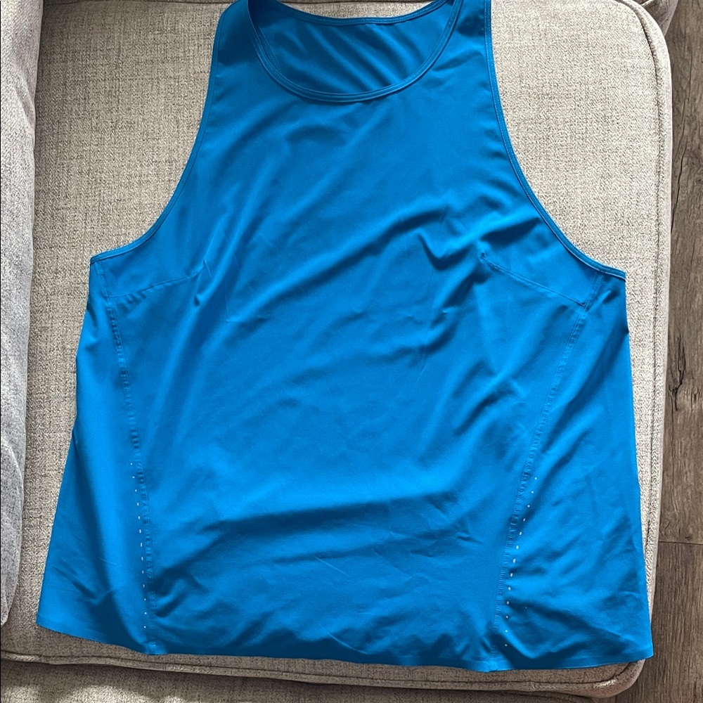 lululemon athletica Vibrant Teal-Blue Athletic Tank